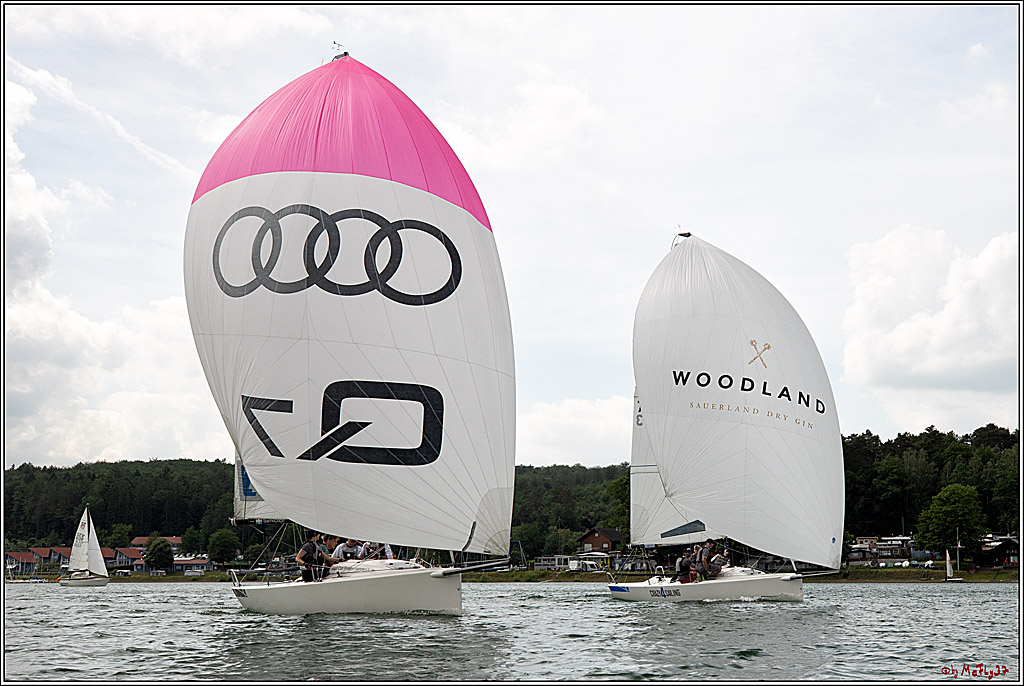 J70 - WOODLAND, 12.06.2021 Segelboot; Segeln; Woodland; Spinnaker; J70; Sorpesee; Sauerland